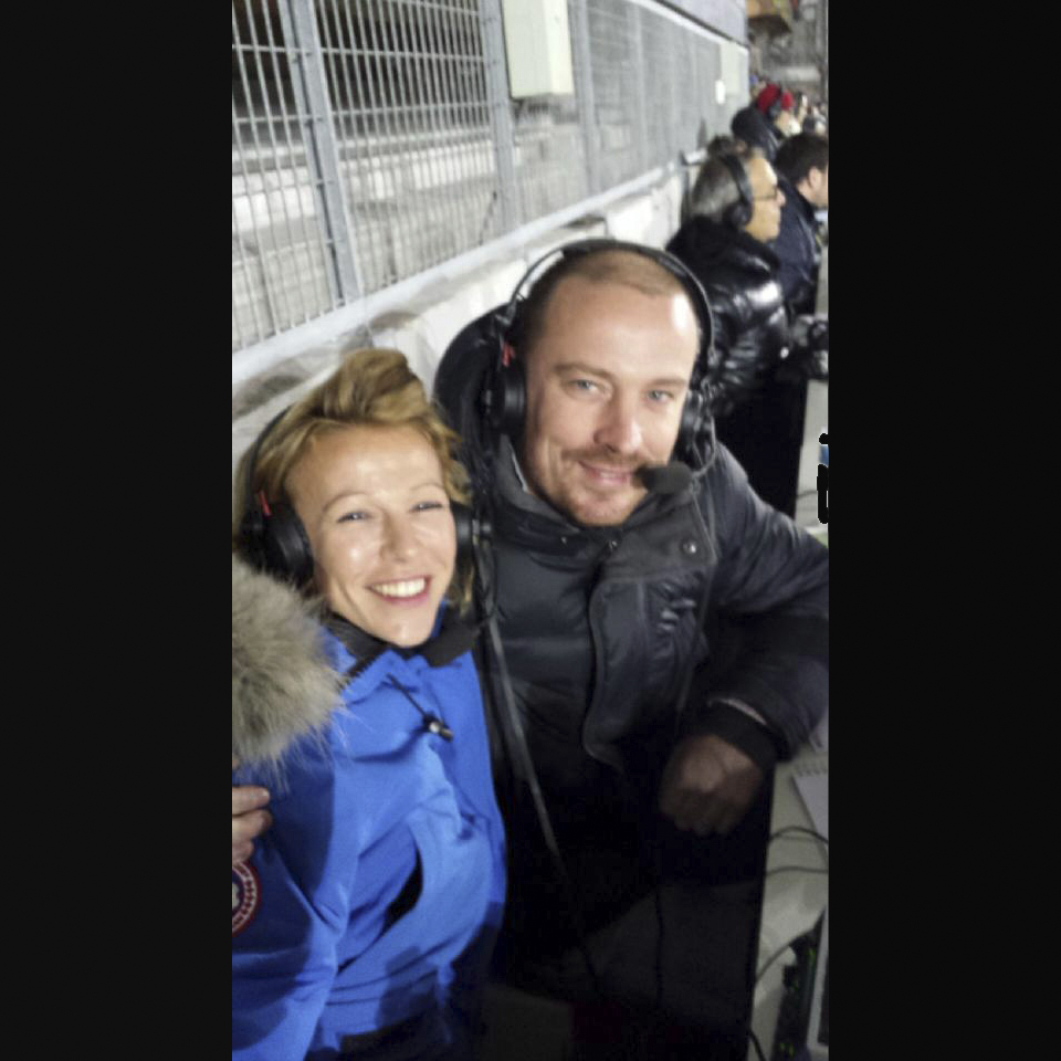 Anne-Sophie Venaille en reportage à l'Elysée